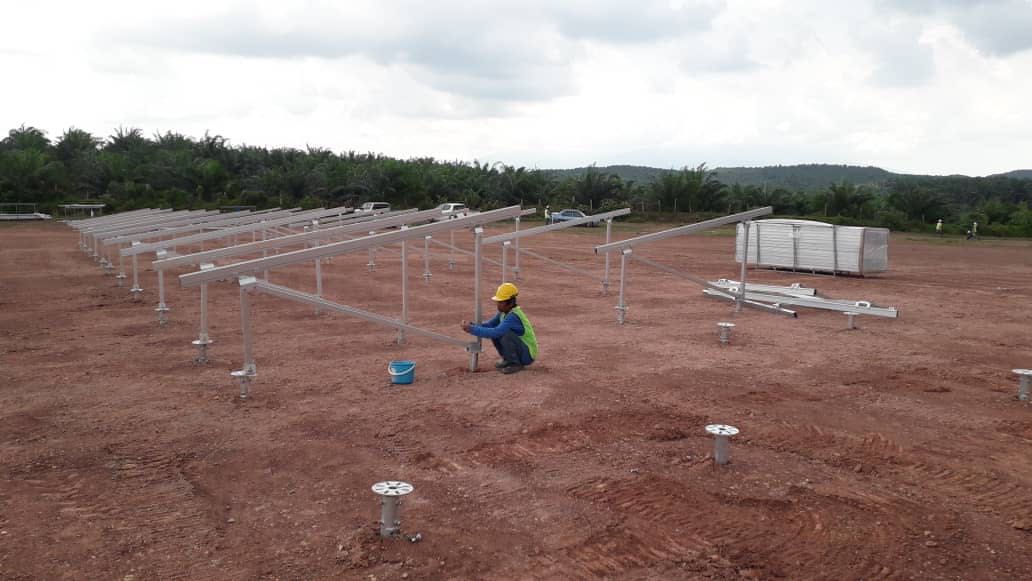 45MWp Screw Pile Solar Ground Mounting Project 2019-2020